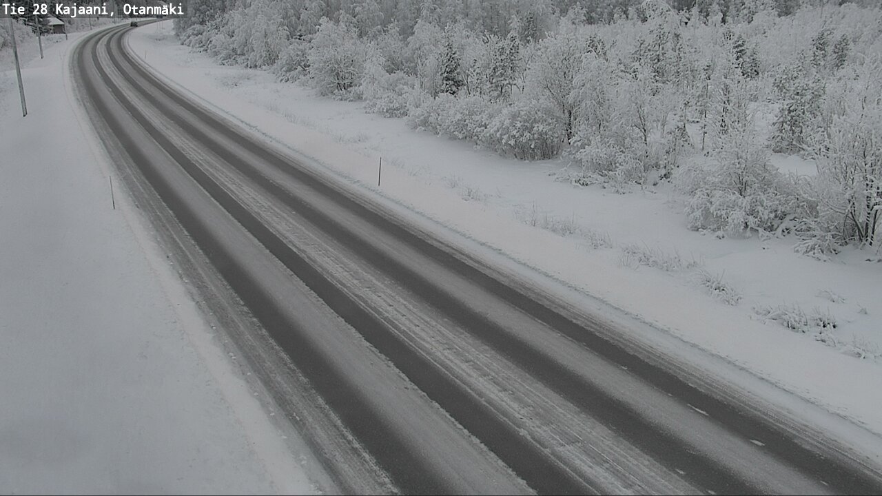 Weather Camera Image Väg 28 Kajana, Otanmäki, Kajaani, Kainuu