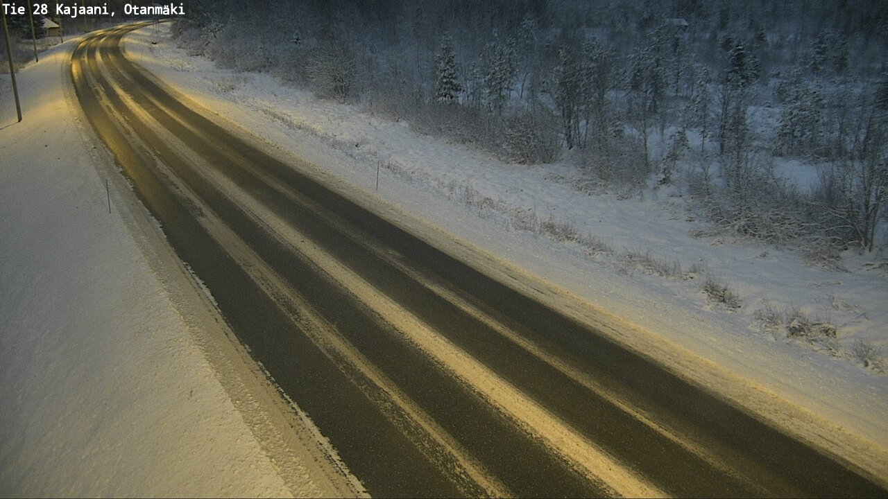 Weather Camera Image Väg 28 Kajana, Otanmäki, Kajaani, Kainuu