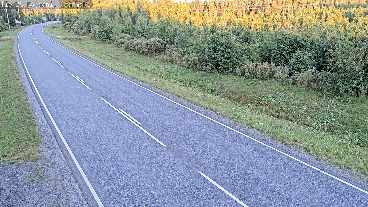 Kelikamerat Kuva Tie 28 Kajaani, Otanmäki, Kajaani, Kainuu