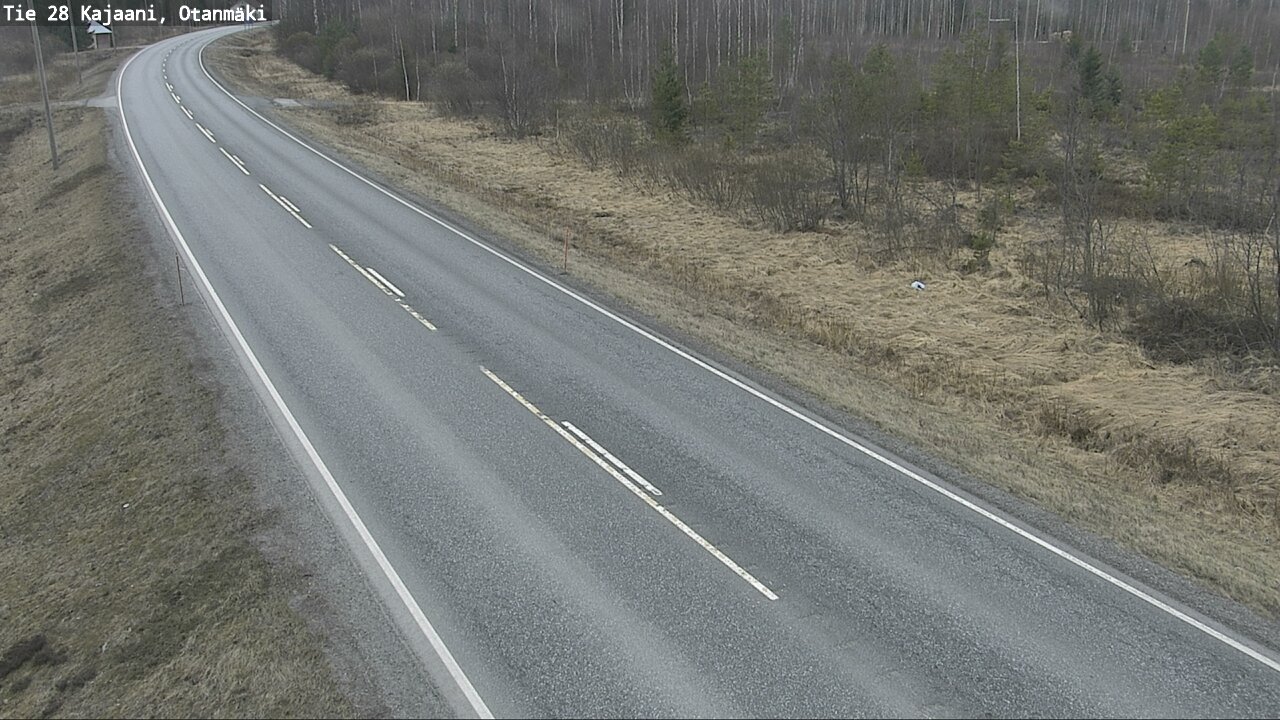 Weather Camera Image Road 28 Kajaani, Otanmäki, Kajaani, Kainuu