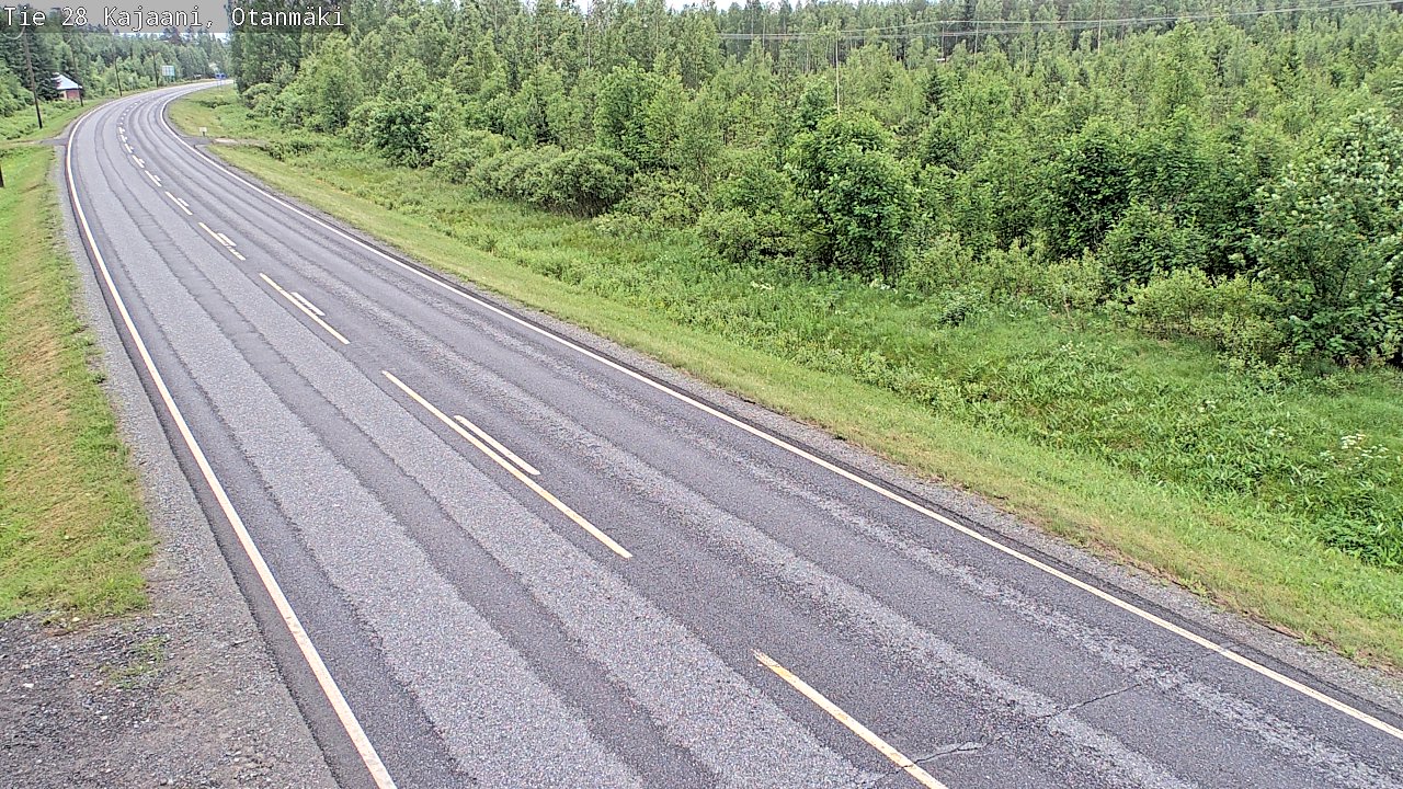 Weather Camera Image Road 28 Kajaani, Otanmäki, Kajaani, Kainuu