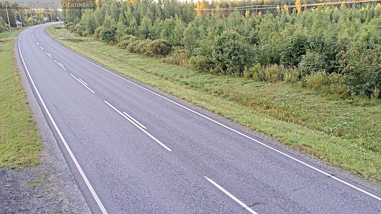 Kelikamerat Kuva Tie 28 Kajaani, Otanmäki, Kajaani, Kainuu