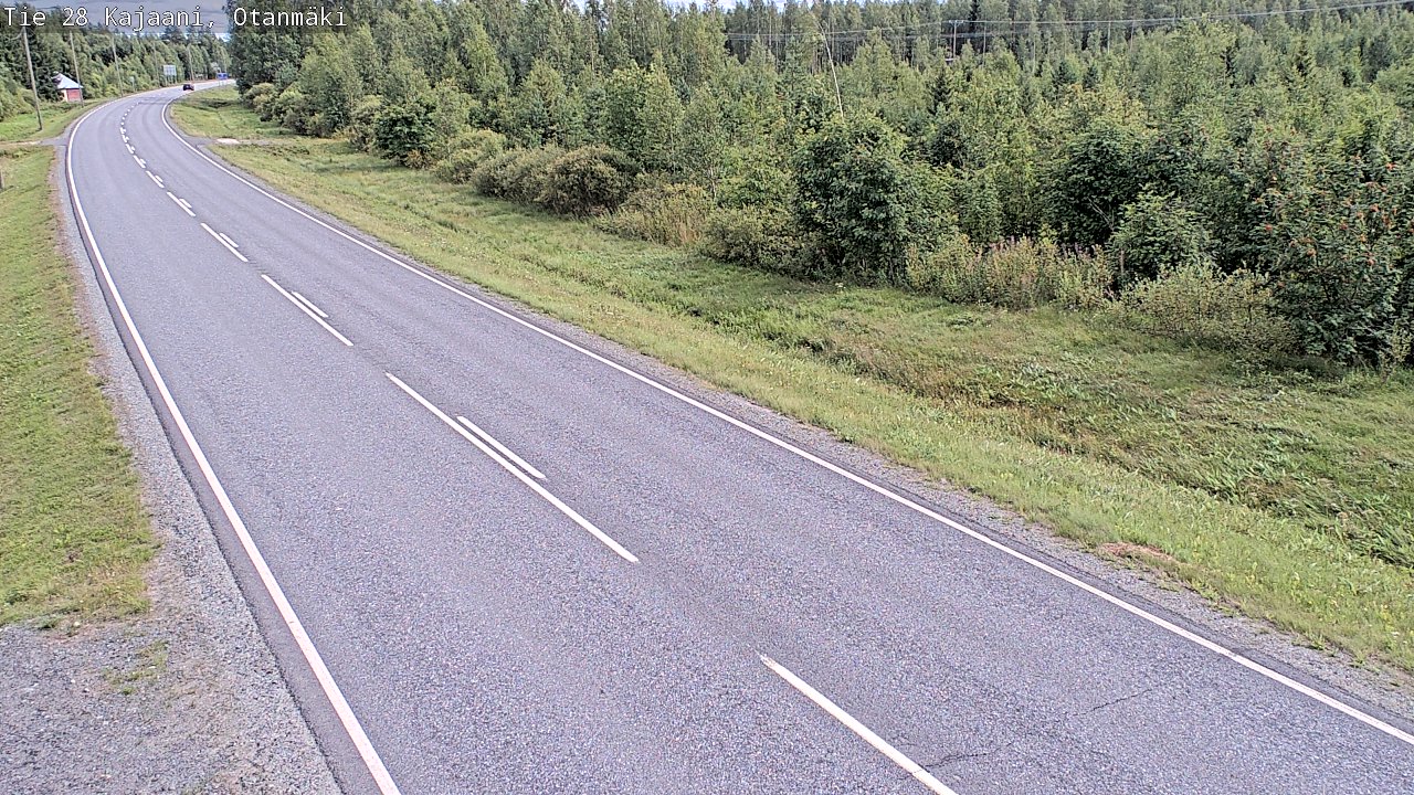 Weather Camera Image Väg 28 Kajana, Otanmäki, Kajaani, Kainuu