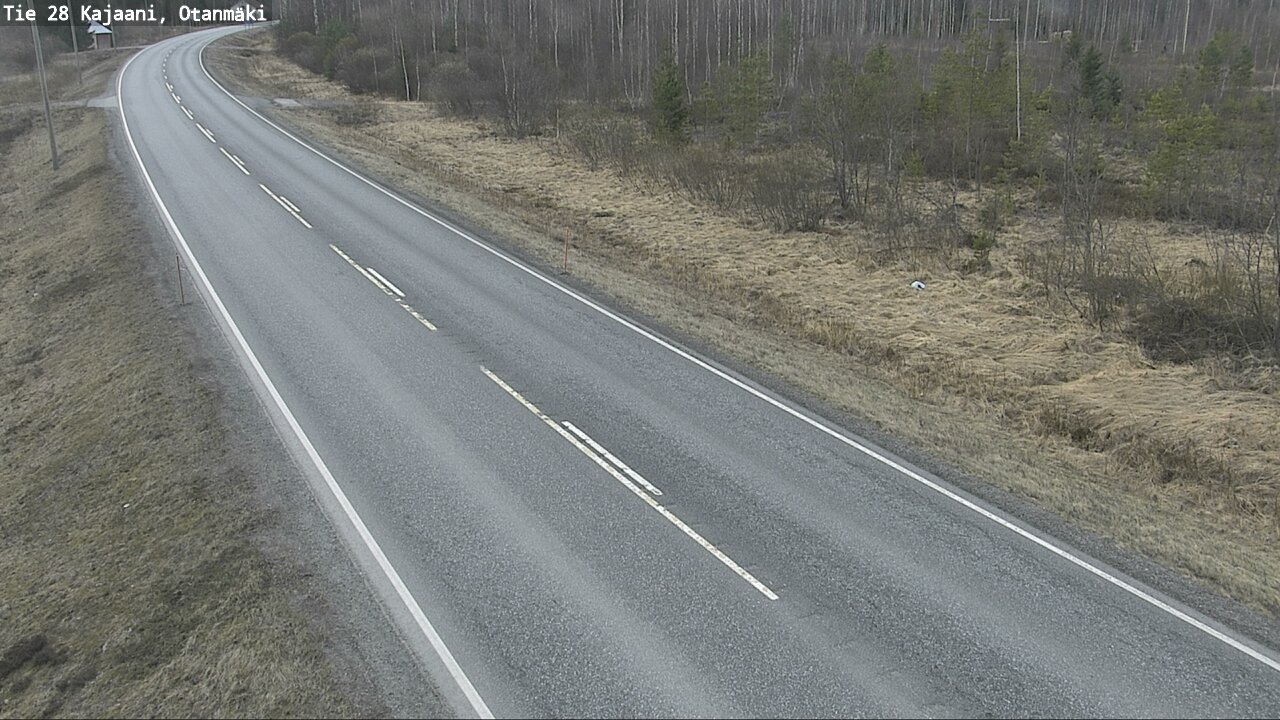 Weather Camera Image Road 28 Kajaani, Otanmäki, Kajaani, Kainuu