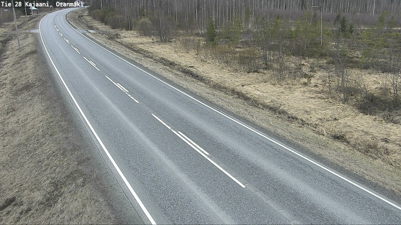 Weather Camera Image Väg 28 Kajana, Otanmäki, Kajaani, Kainuu