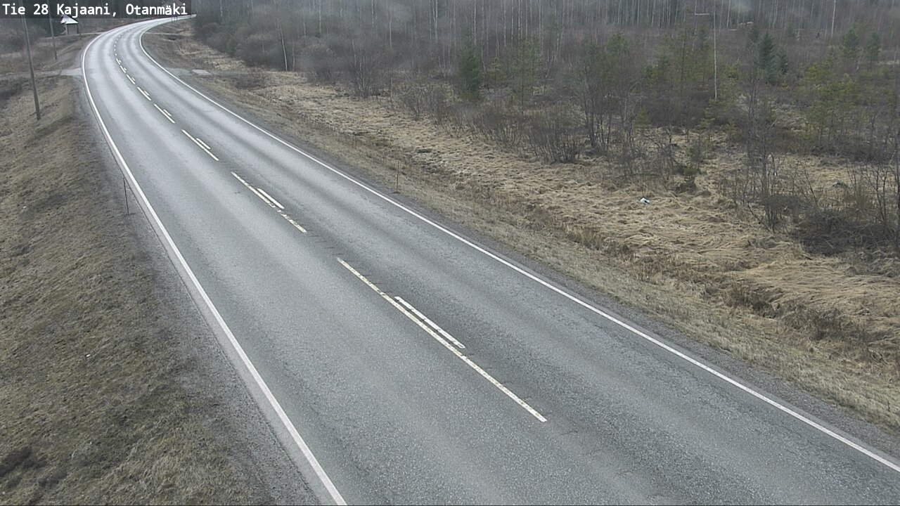 Weather Camera Image Väg 28 Kajana, Otanmäki, Kajaani, Kainuu