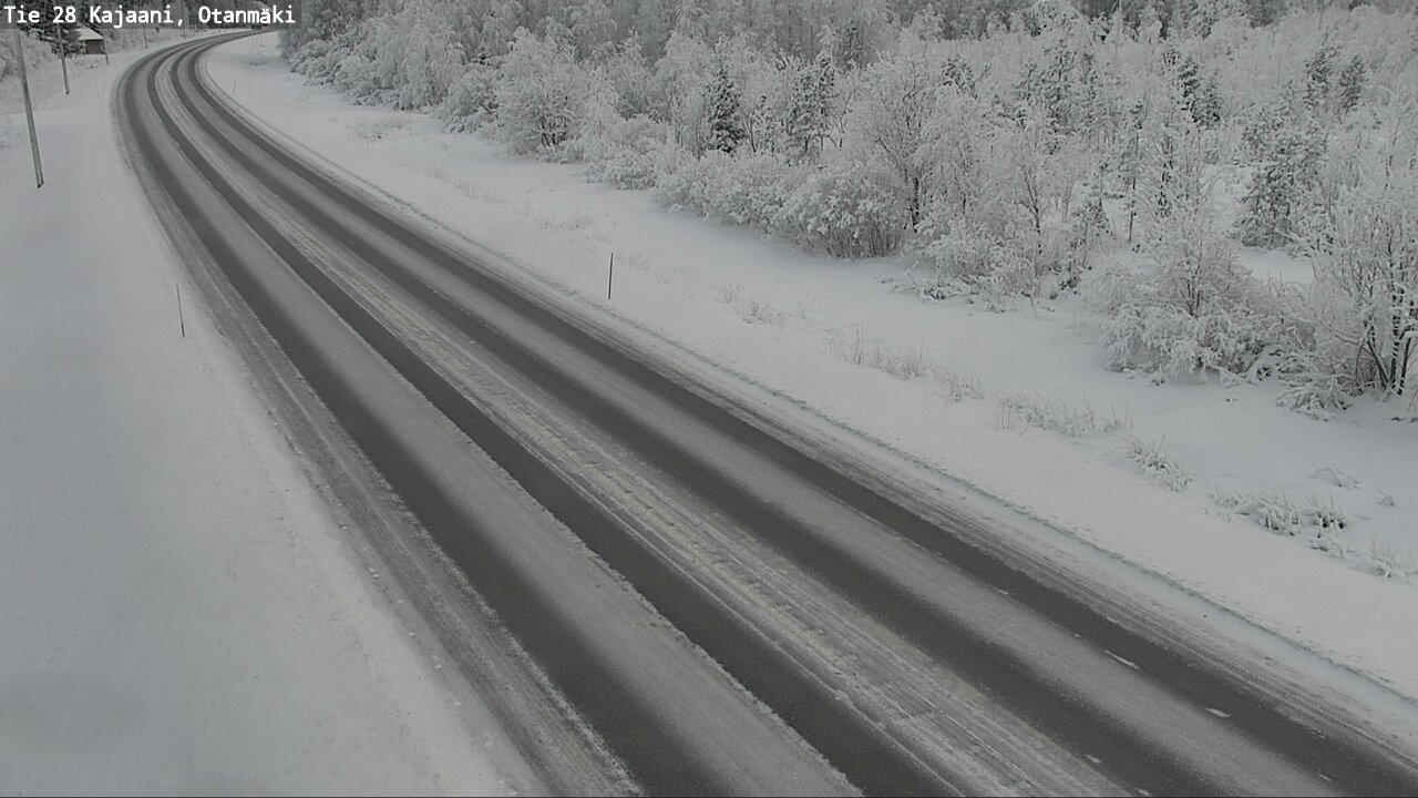 Weather Camera Image Väg 28 Kajana, Otanmäki, Kajaani, Kainuu