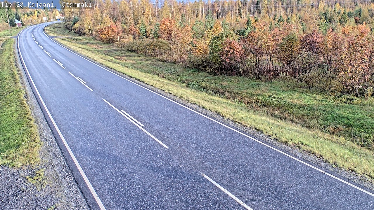 Kelikamerat Kuva Tie 28 Kajaani, Otanmäki, Kajaani, Kainuu