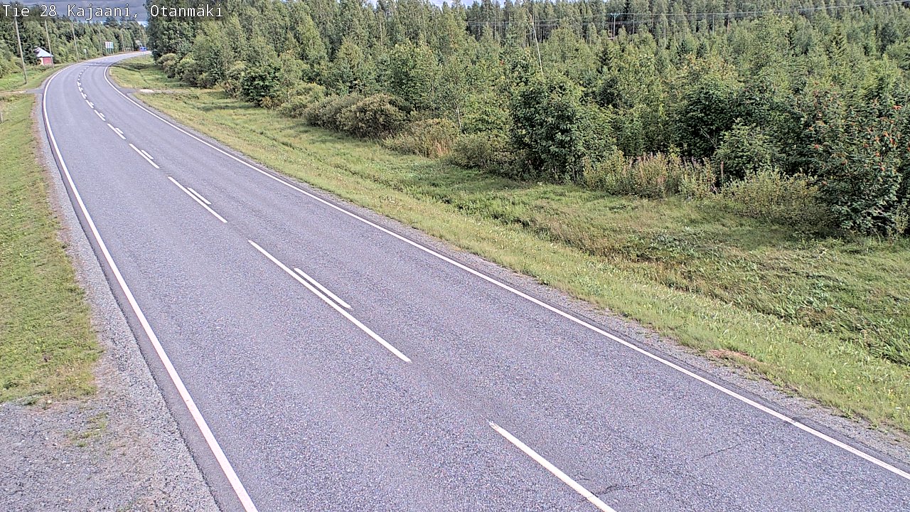 Weather Camera Image Väg 28 Kajana, Otanmäki, Kajaani, Kainuu