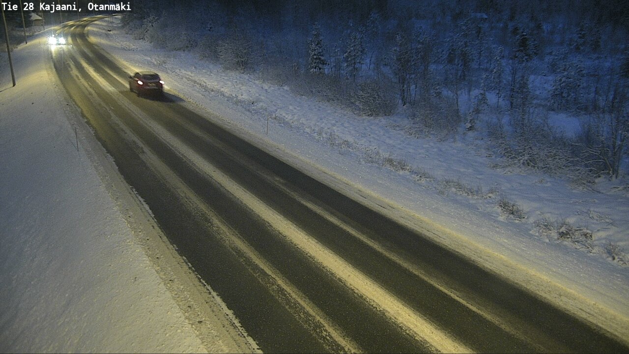 Weather Camera Image Väg 28 Kajana, Otanmäki, Kajaani, Kainuu