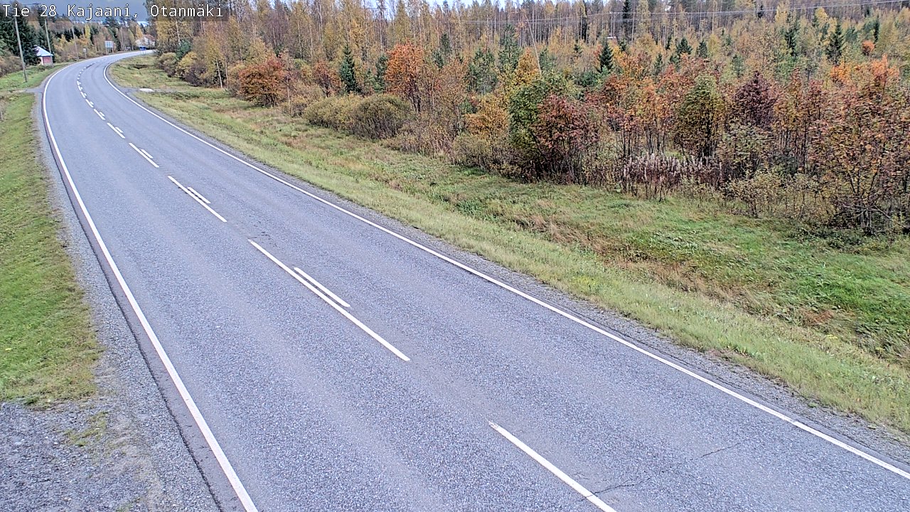 Kelikamerat Kuva Tie 28 Kajaani, Otanmäki, Kajaani, Kainuu