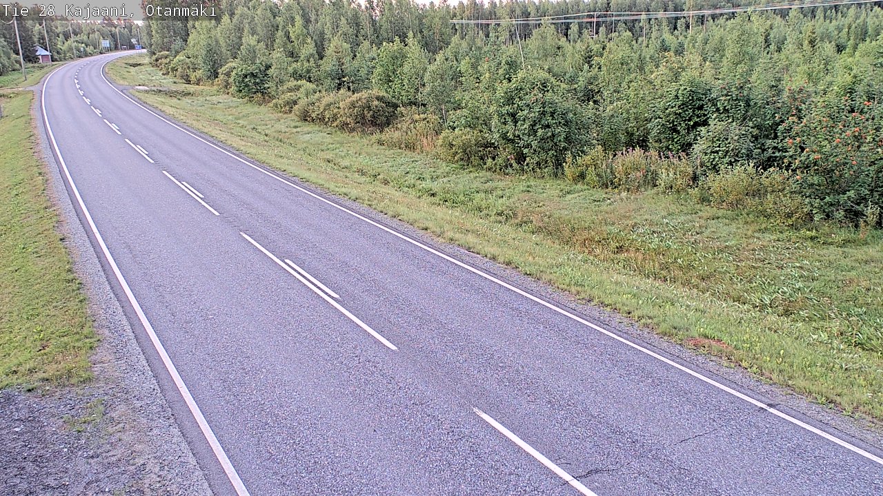 Kelikamerat Kuva Tie 28 Kajaani, Otanmäki, Kajaani, Kainuu