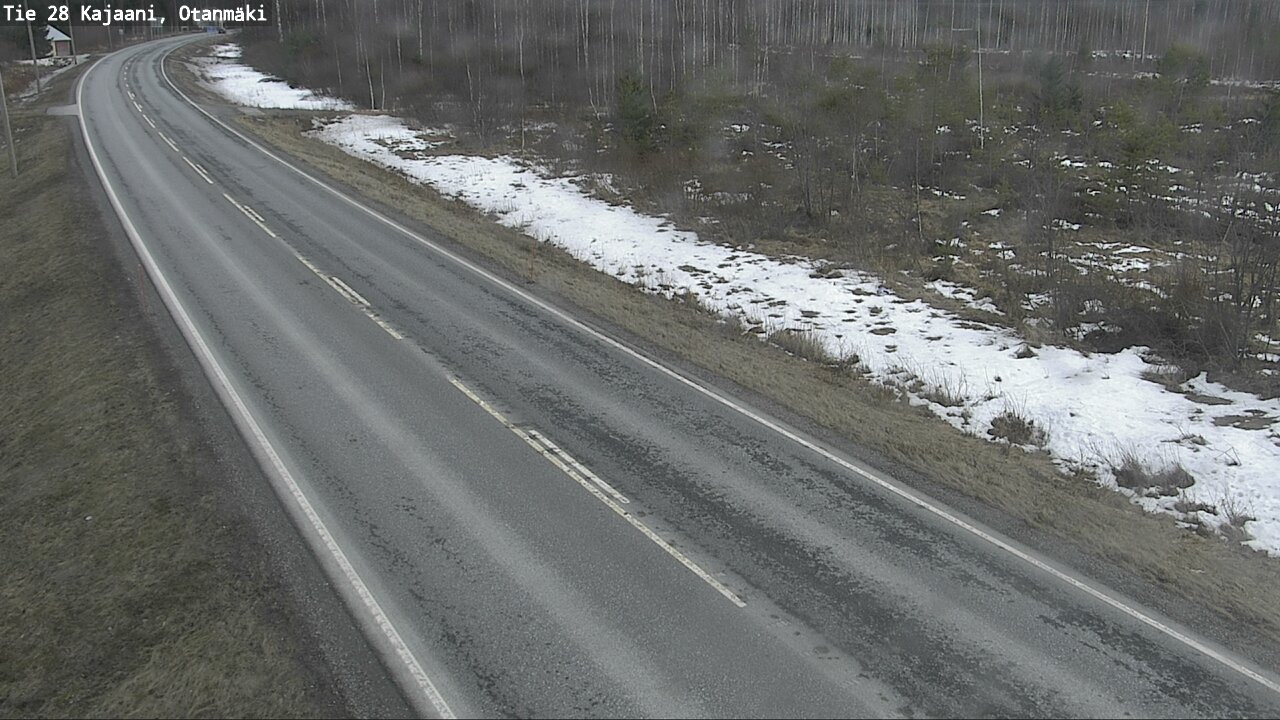Weather Camera Image Road 28 Kajaani, Otanmäki, Kajaani, Kainuu