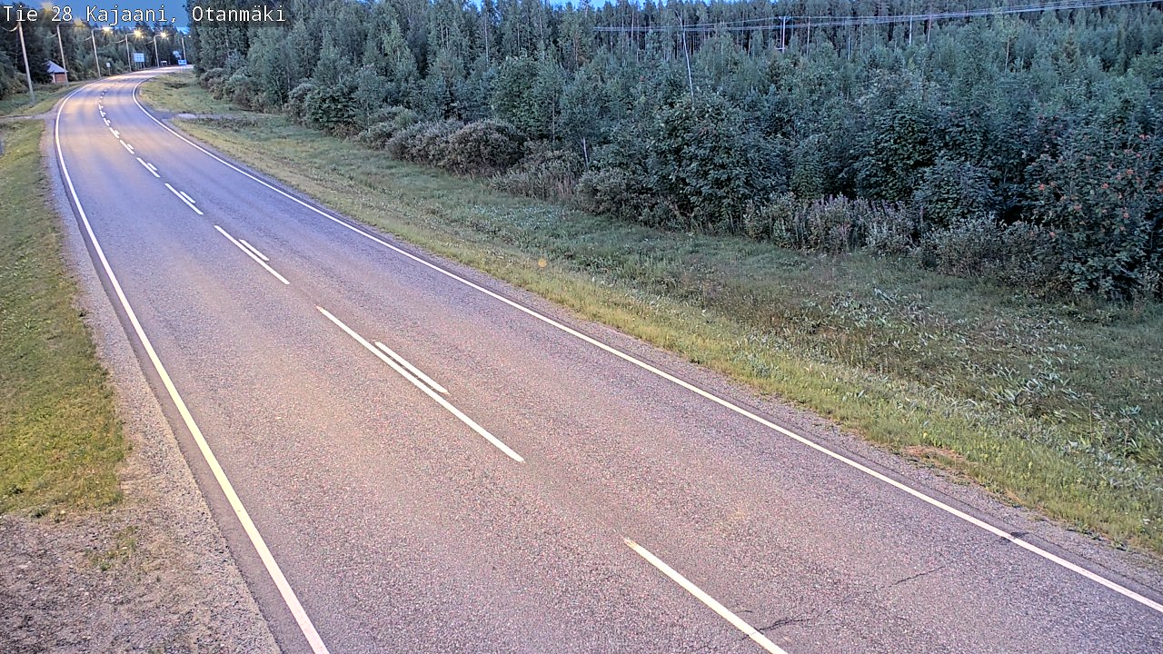 Kelikamerat Kuva Tie 28 Kajaani, Otanmäki, Kajaani, Kainuu