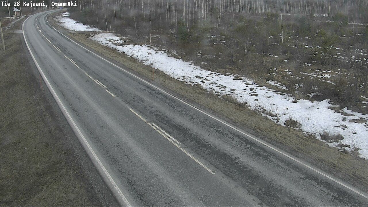 Weather Camera Image Väg 28 Kajana, Otanmäki, Kajaani, Kainuu