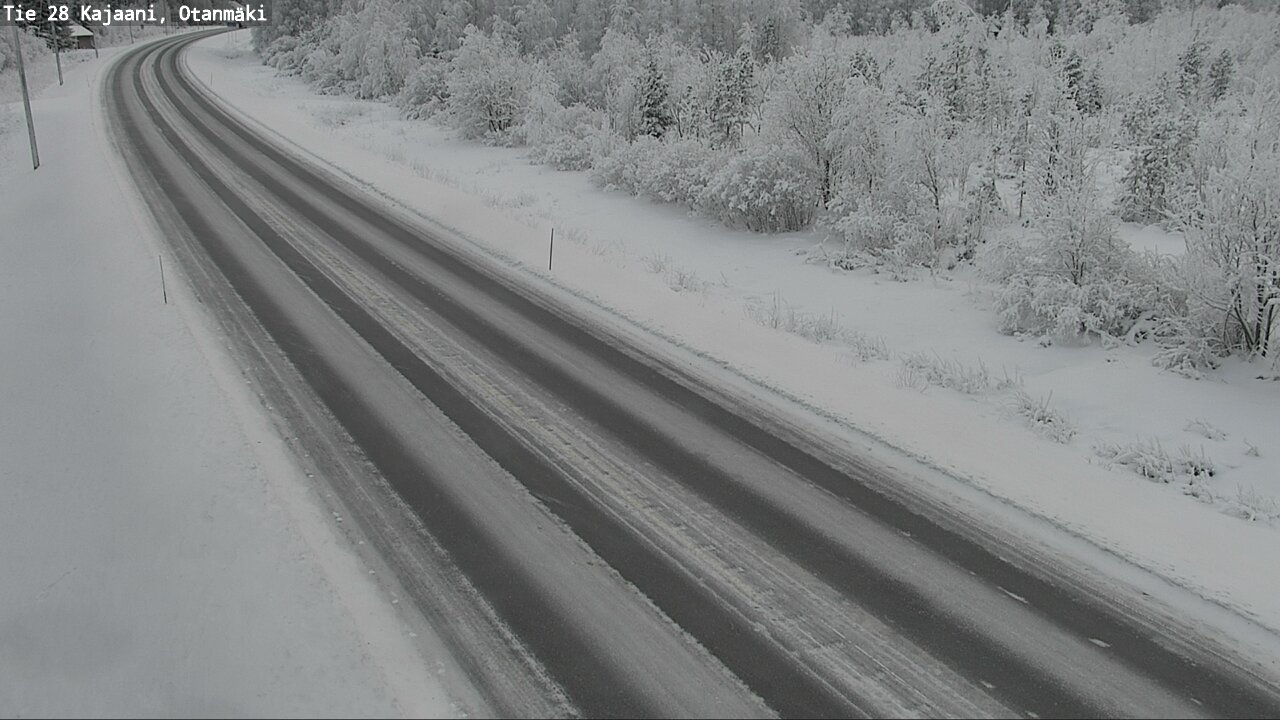 Weather Camera Image Väg 28 Kajana, Otanmäki, Kajaani, Kainuu