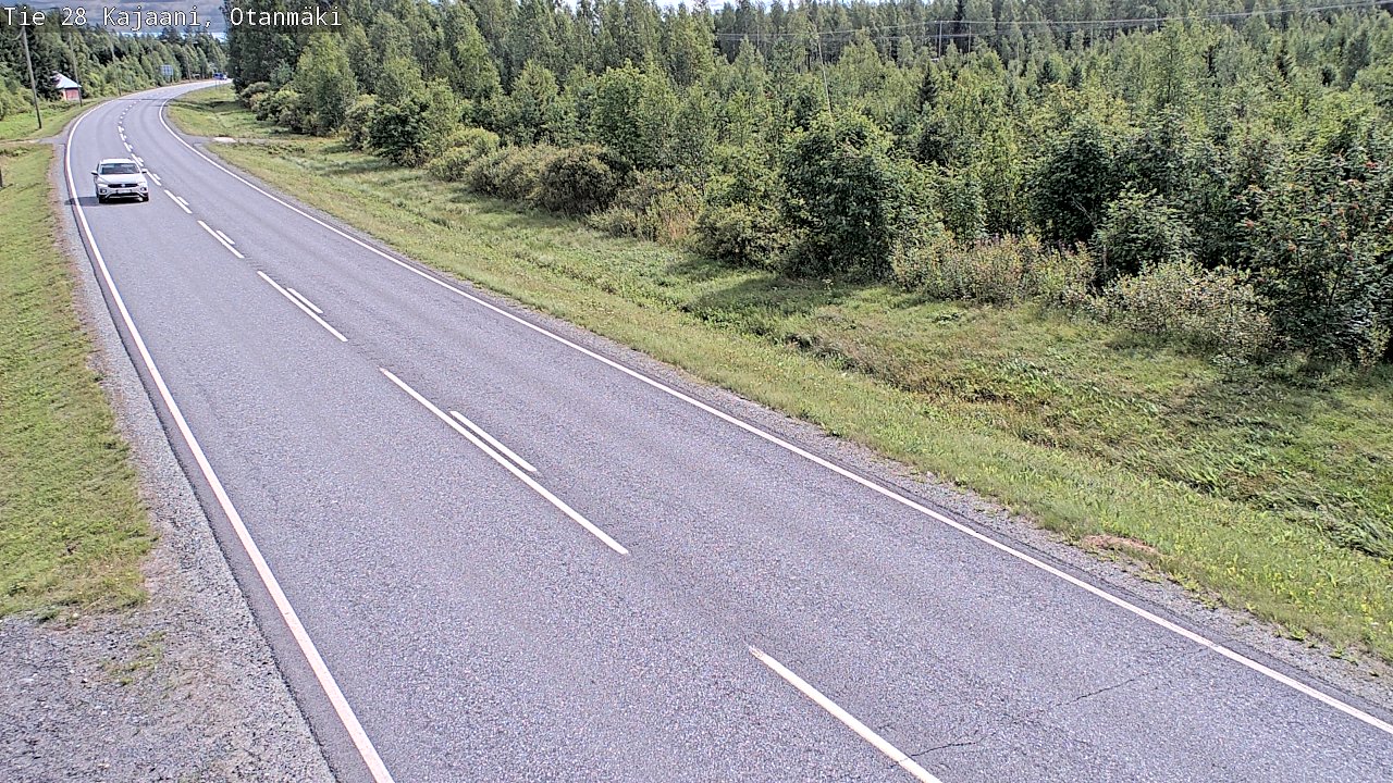 Weather Camera Image Road 28 Kajaani, Otanmäki, Kajaani, Kainuu