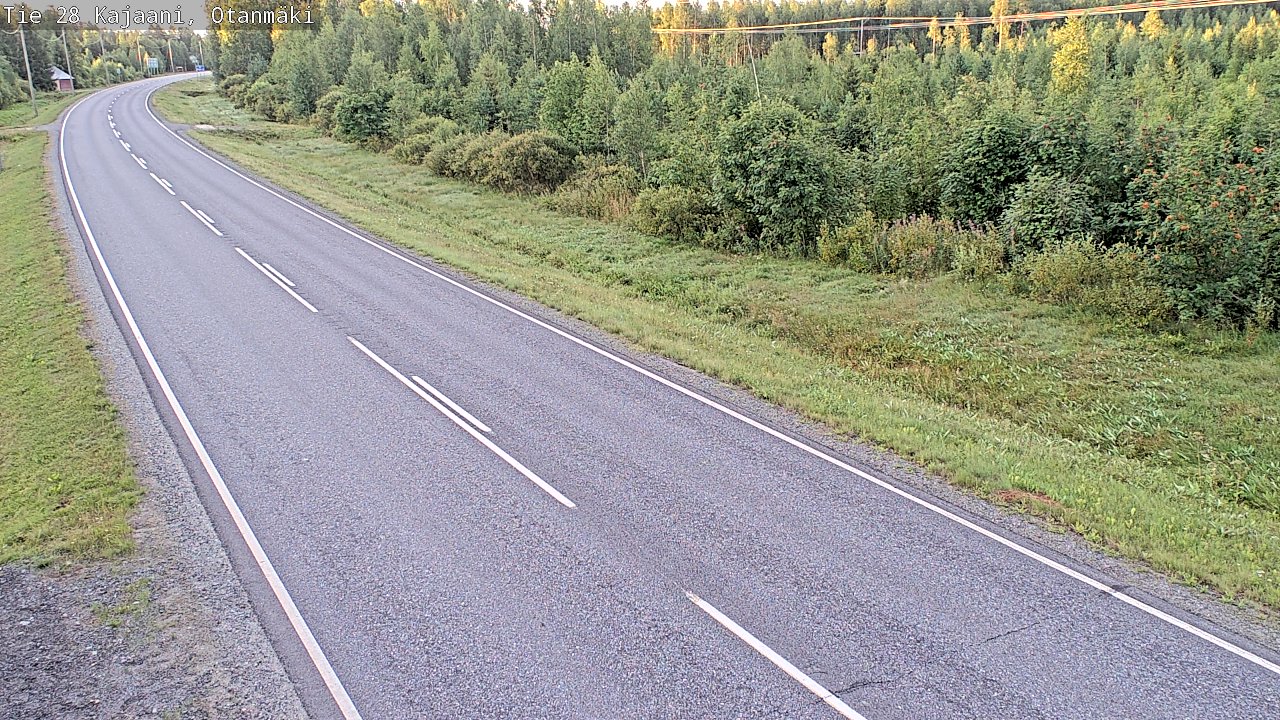 Weather Camera Image Road 28 Kajaani, Otanmäki, Kajaani, Kainuu