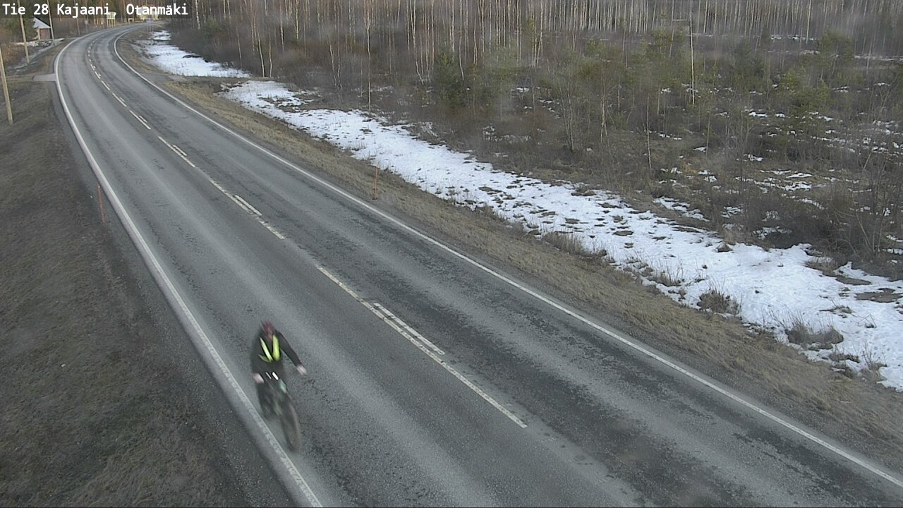 Weather Camera Image Väg 28 Kajana, Otanmäki, Kajaani, Kainuu