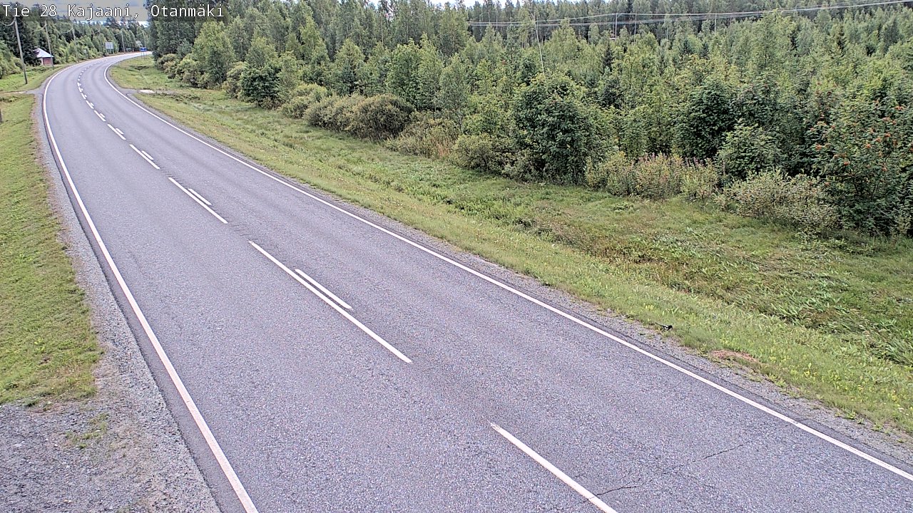 Weather Camera Image Road 28 Kajaani, Otanmäki, Kajaani, Kainuu