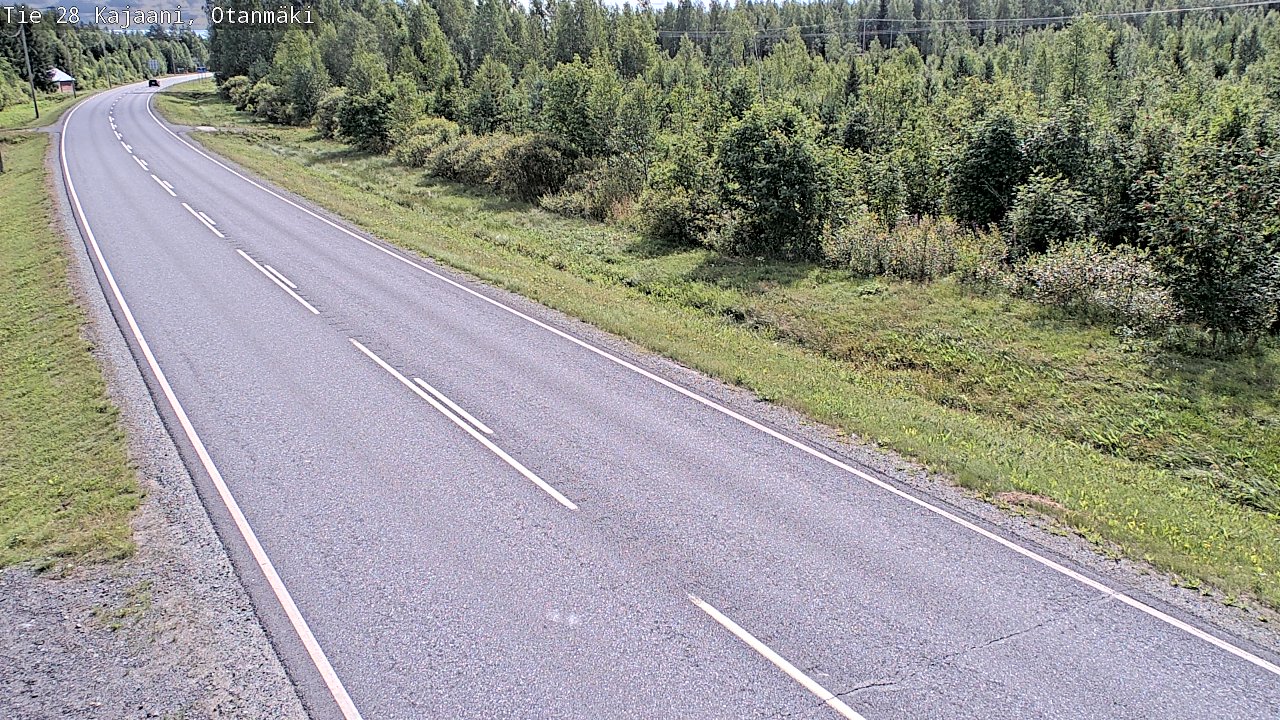 Weather Camera Image Road 28 Kajaani, Otanmäki, Kajaani, Kainuu