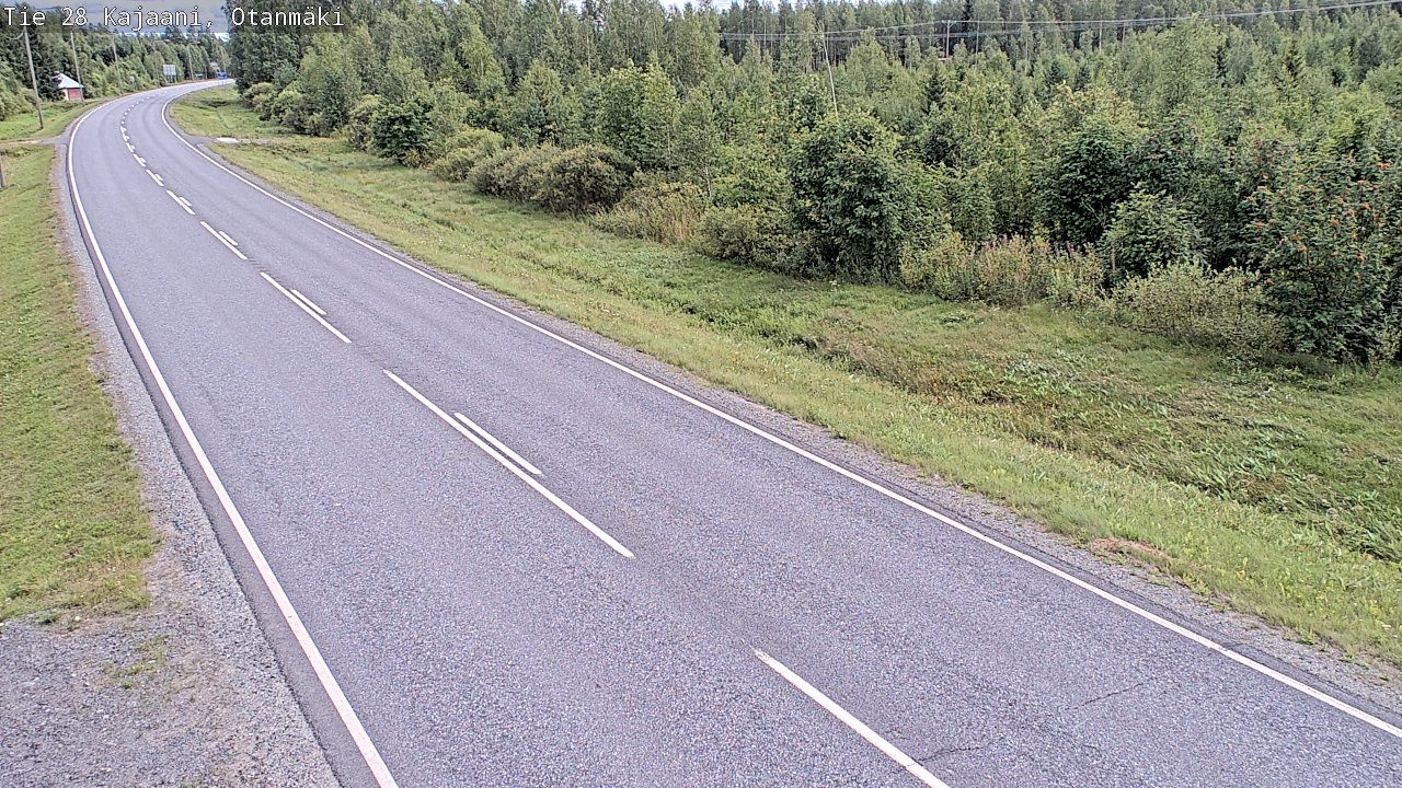 Weather Camera Image Väg 28 Kajana, Otanmäki, Kajaani, Kainuu
