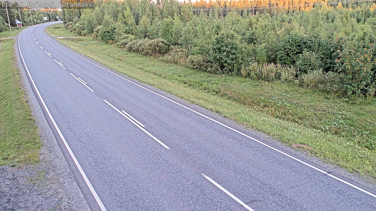 Kelikamerat Kuva Tie 28 Kajaani, Otanmäki, Kajaani, Kainuu