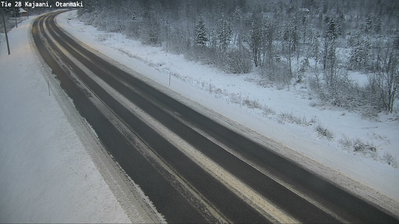Weather Camera Image Väg 28 Kajana, Otanmäki, Kajaani, Kainuu