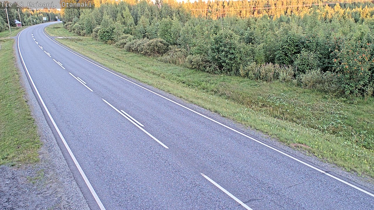 Kelikamerat Kuva Tie 28 Kajaani, Otanmäki, Kajaani, Kainuu