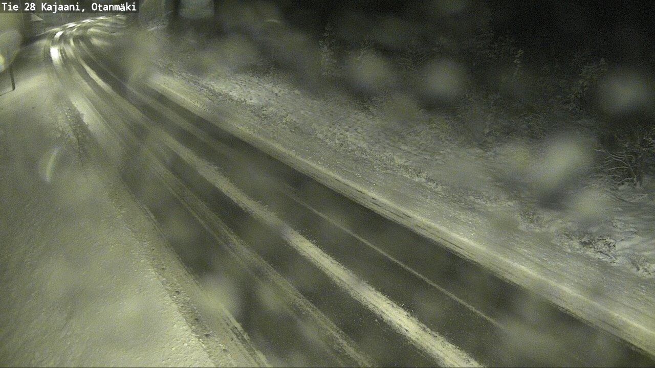 Weather Camera Image Väg 28 Kajana, Otanmäki, Kajaani, Kainuu