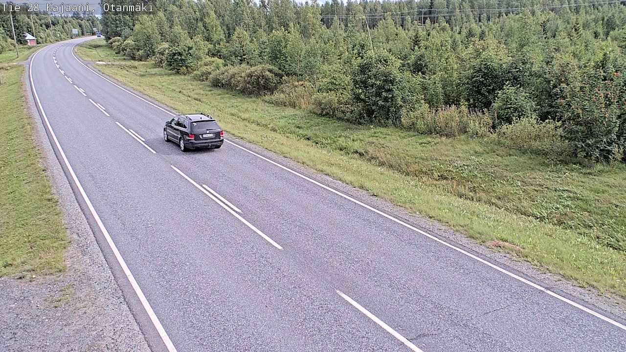 Weather Camera Image Väg 28 Kajana, Otanmäki, Kajaani, Kainuu