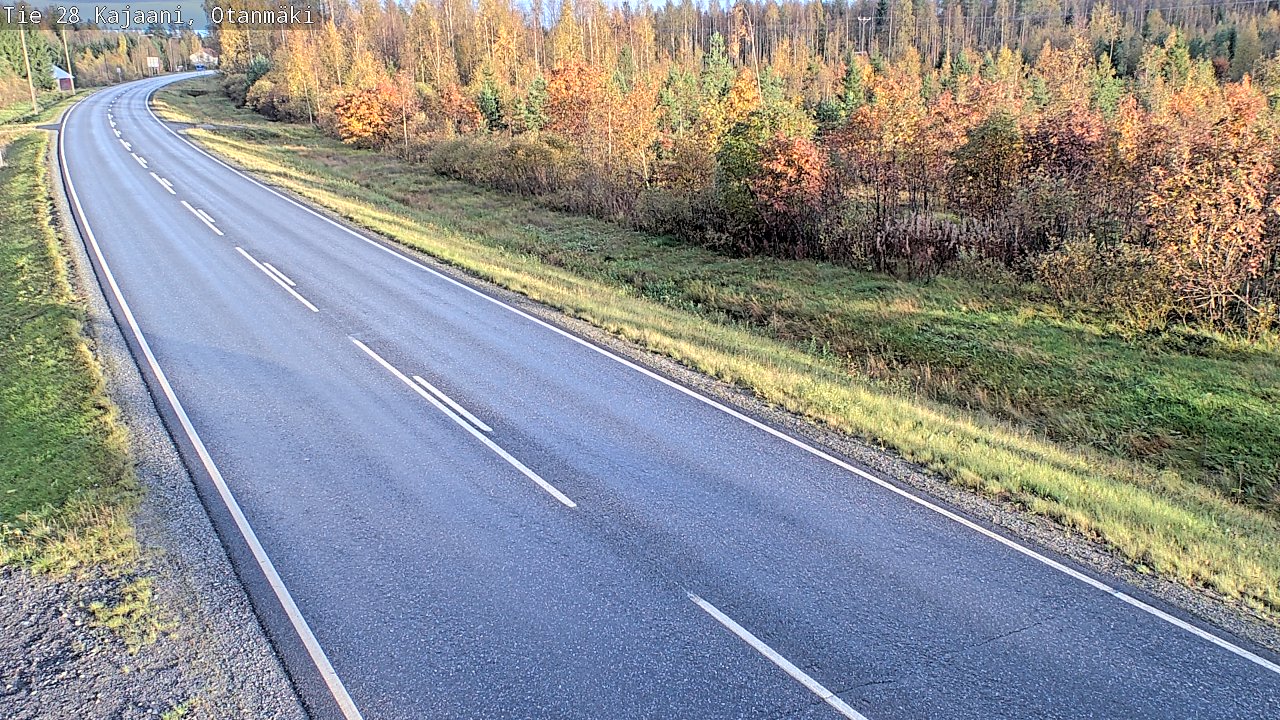 Kelikamerat Kuva Tie 28 Kajaani, Otanmäki, Kajaani, Kainuu