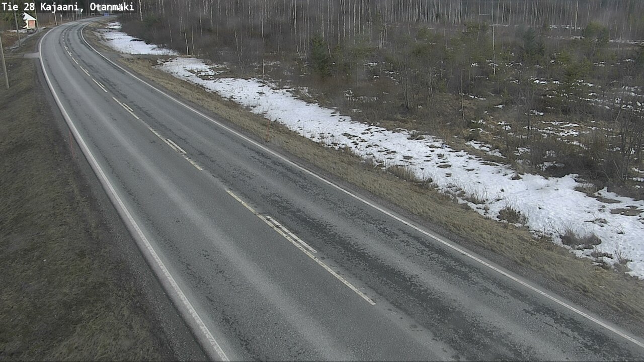 Weather Camera Image Road 28 Kajaani, Otanmäki, Kajaani, Kainuu