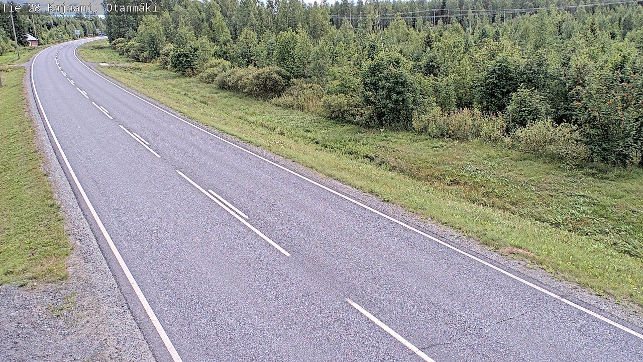 Weather Camera Image Road 28 Kajaani, Otanmäki, Kajaani, Kainuu