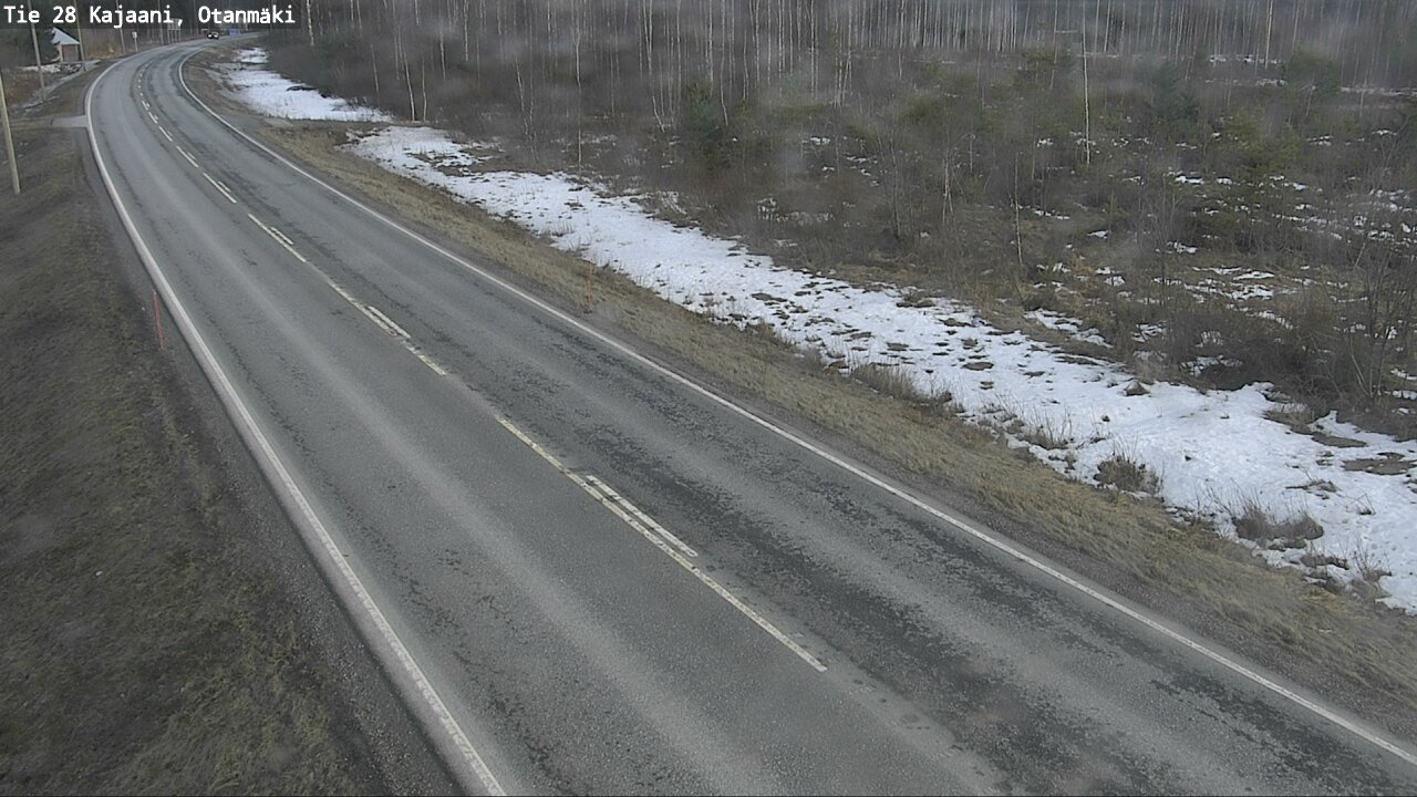 Weather Camera Image Road 28 Kajaani, Otanmäki, Kajaani, Kainuu
