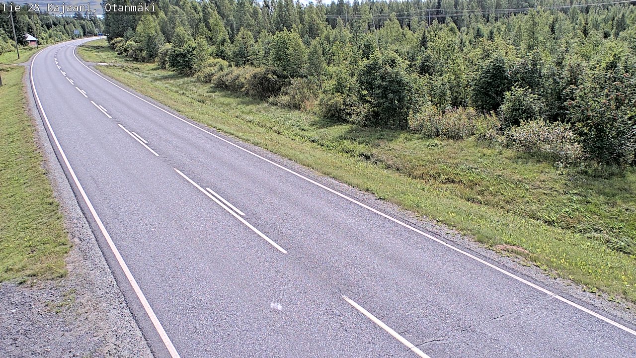 Weather Camera Image Road 28 Kajaani, Otanmäki, Kajaani, Kainuu