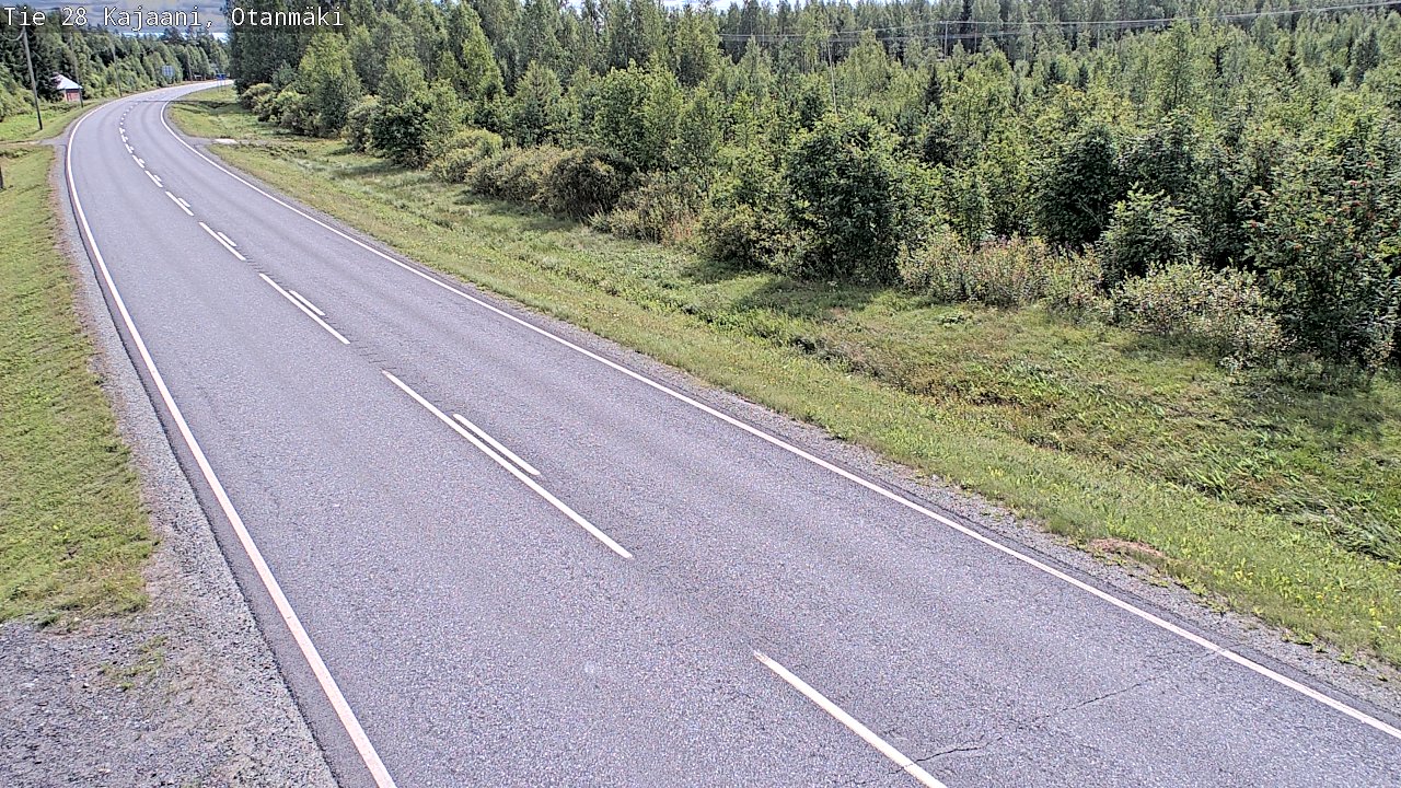 Weather Camera Image Road 28 Kajaani, Otanmäki, Kajaani, Kainuu