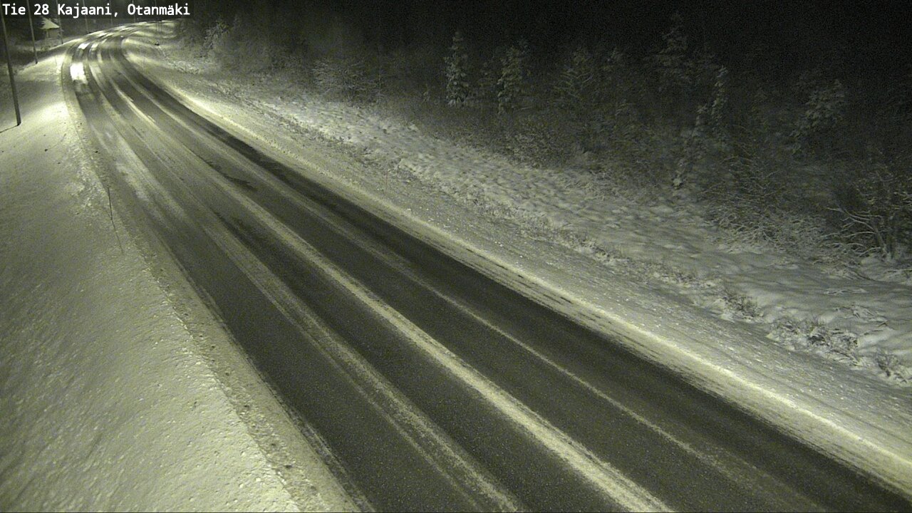 Weather Camera Image Väg 28 Kajana, Otanmäki, Kajaani, Kainuu