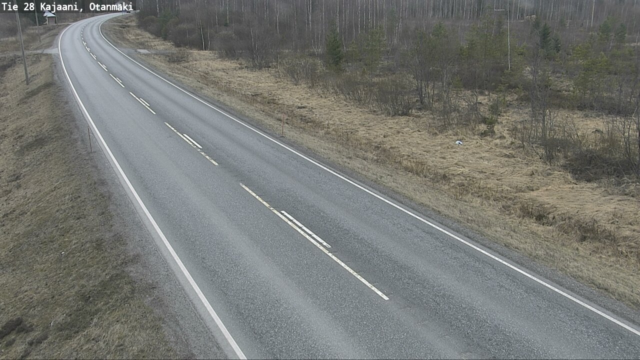 Weather Camera Image Väg 28 Kajana, Otanmäki, Kajaani, Kainuu