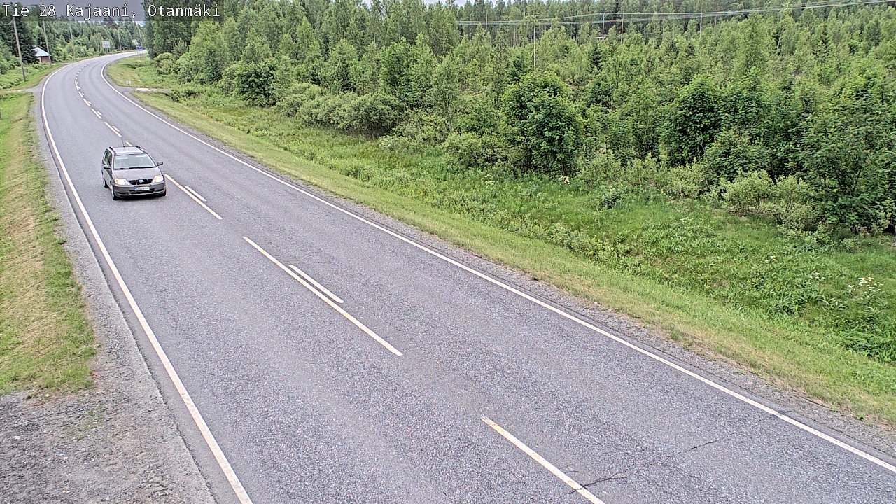 Kelikamerat Kuva Tie 28 Kajaani, Otanmäki, Kajaani, Kainuu