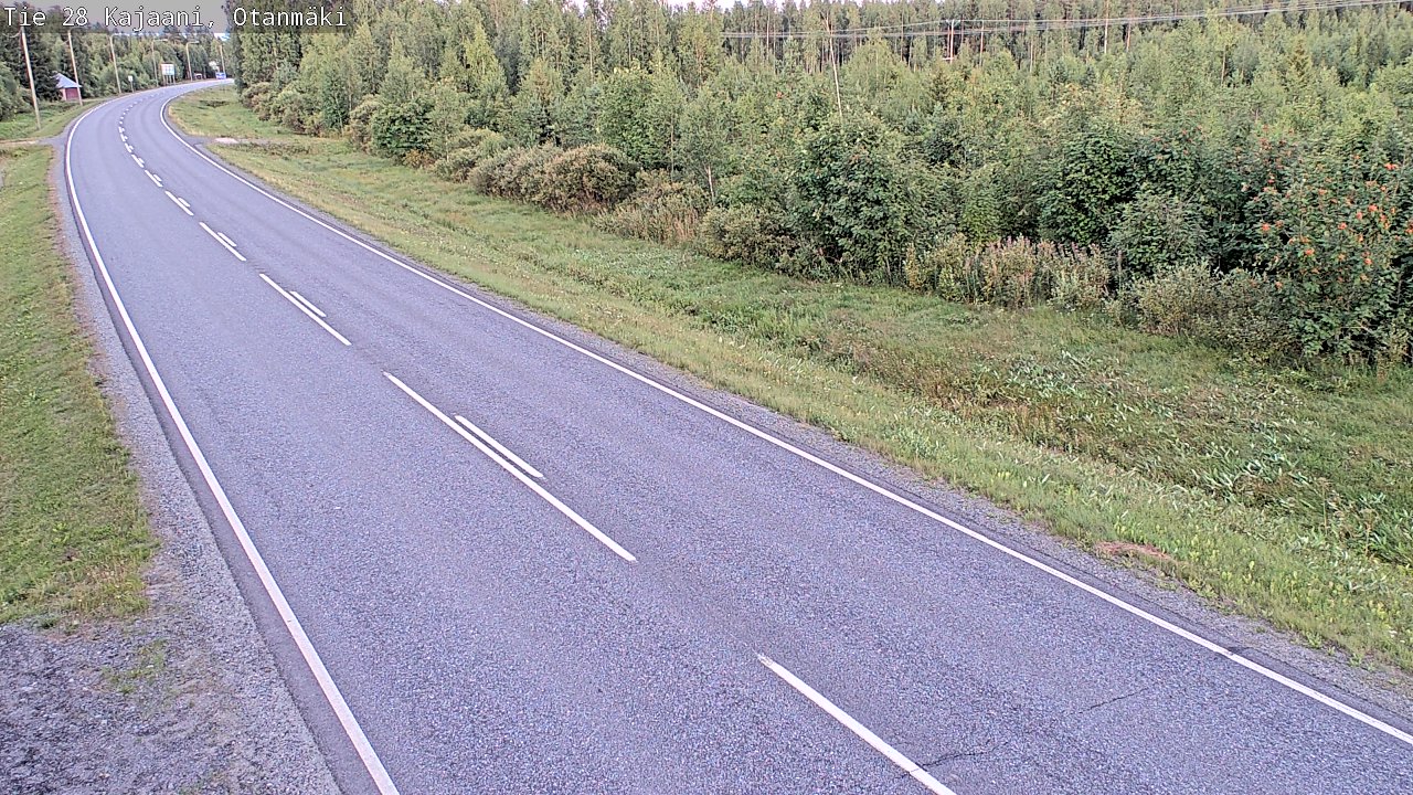 Kelikamerat Kuva Tie 28 Kajaani, Otanmäki, Kajaani, Kainuu