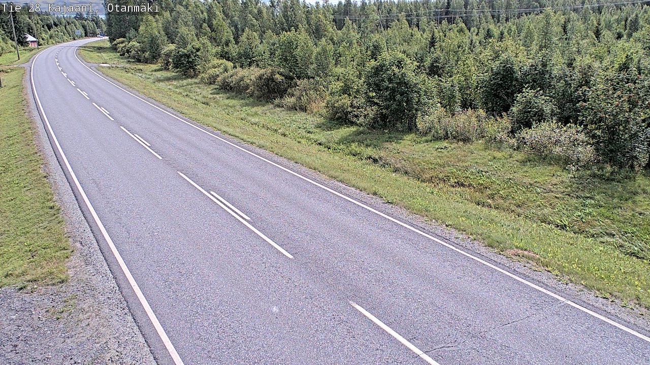 Weather Camera Image Road 28 Kajaani, Otanmäki, Kajaani, Kainuu