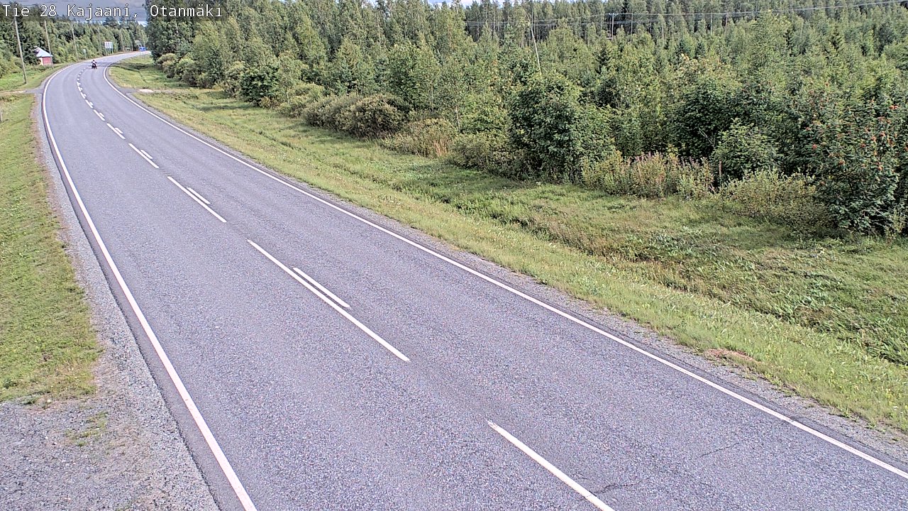 Weather Camera Image Väg 28 Kajana, Otanmäki, Kajaani, Kainuu
