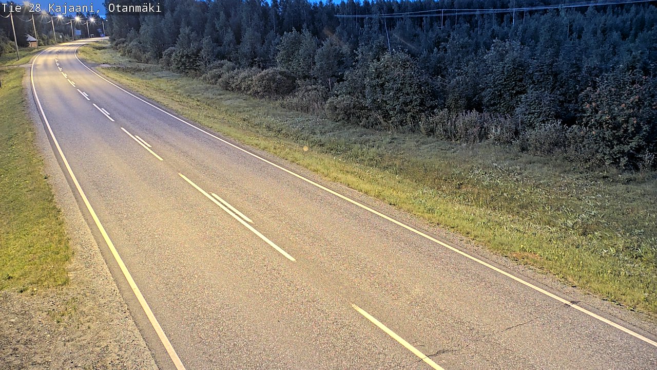 Kelikamerat Kuva Tie 28 Kajaani, Otanmäki, Kajaani, Kainuu