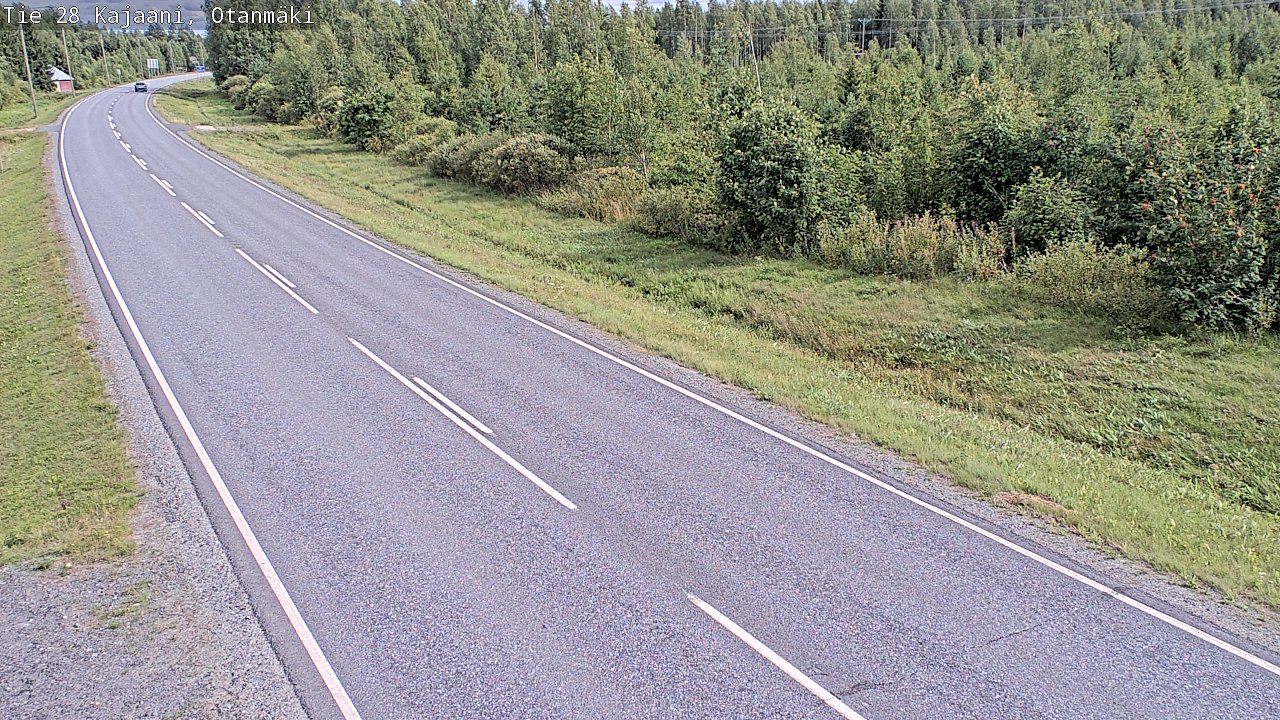 Weather Camera Image Väg 28 Kajana, Otanmäki, Kajaani, Kainuu