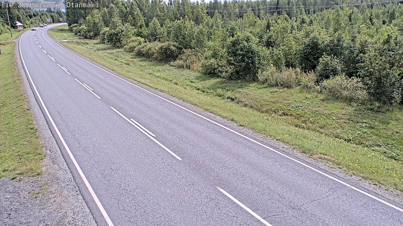 Weather Camera Image Road 28 Kajaani, Otanmäki, Kajaani, Kainuu