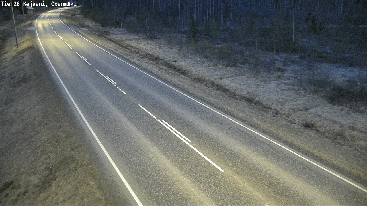 Weather Camera Image Road 28 Kajaani, Otanmäki, Kajaani, Kainuu
