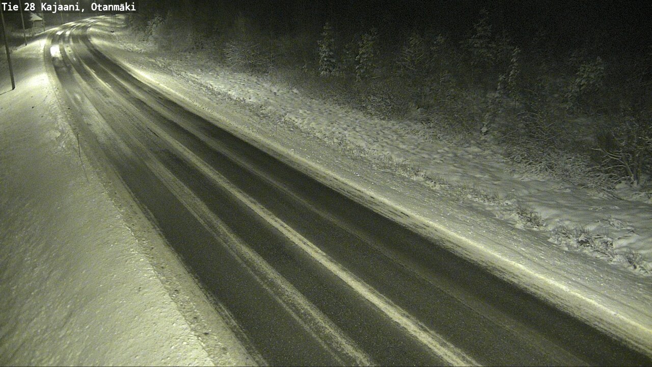 Weather Camera Image Väg 28 Kajana, Otanmäki, Kajaani, Kainuu