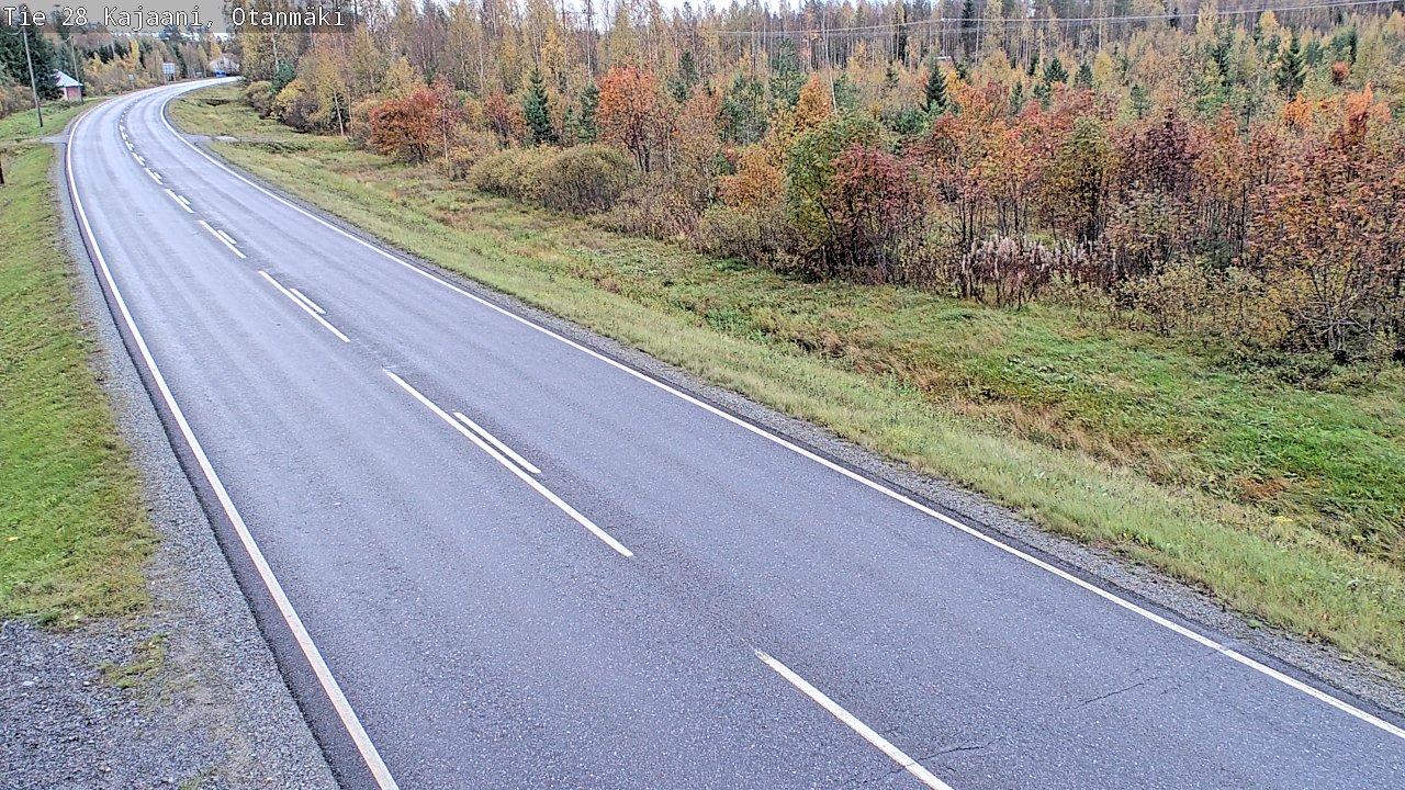 Weather Camera Image Road 28 Kajaani, Otanmäki, Kajaani, Kainuu