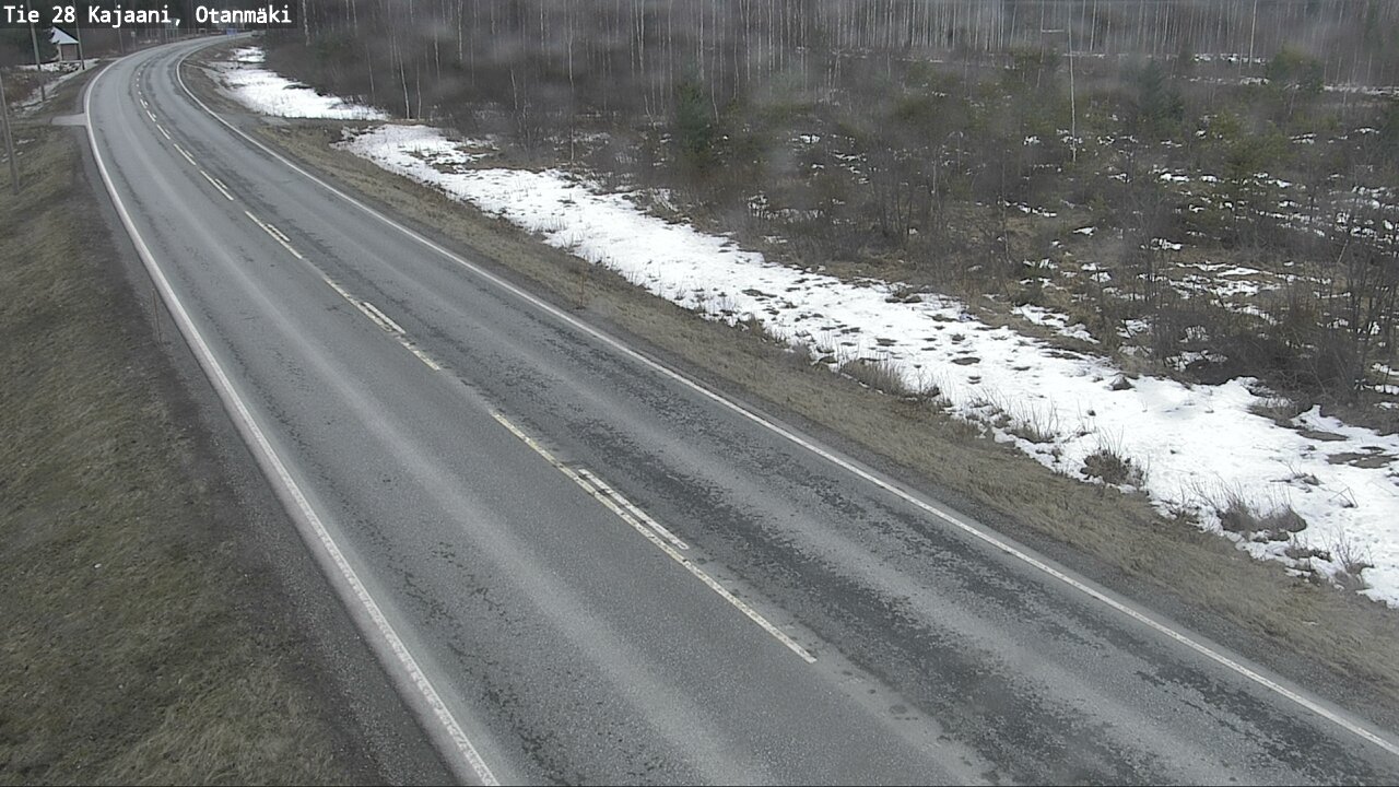 Weather Camera Image Road 28 Kajaani, Otanmäki, Kajaani, Kainuu